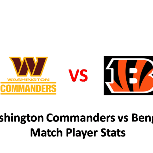 Washington Commanders vs Bengals Match Player Stats: Review By TotalSportek